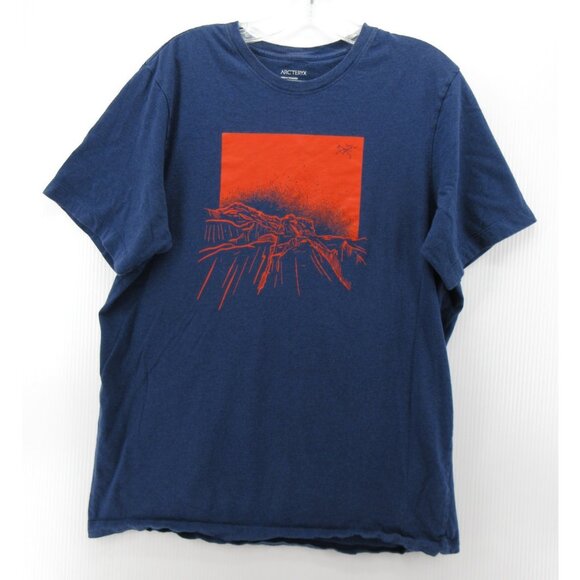 Arcteryx Shirt Large Backlit Graphic Climbing T Tee Hiking Outdoor - Picture 1 of 12